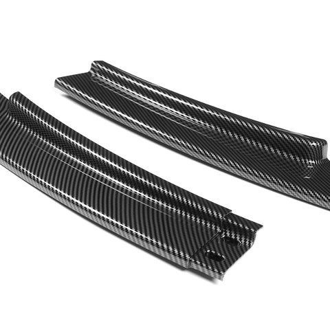 For 2012-2018 BMW 6-Series F06 F12 F13 M-Sport Carbon Painted Front Bumper Lip  3pcs