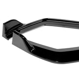 For 2021-2025 Lexus IS350 IS500 F-Sport V-Style Painted Black Front Bumper Lip + 31"x4" Universal Painted Black Side Skirt Rocker Splitters Diffuser Winglet Wind  5pcs