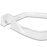 For 2021-2025 Lexus IS350 IS500 F-Sport V-Style Painted White Front Bumper Lip + 31"x4" Universal Painted White Side Skirt Rocker Splitters Diffuser Winglet Wind  5pcs