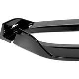 For 2011-2013 Hyundai Elantra Sedan Painted Black Front Bumper Body Spoiler Lip + 86" x 4" Universal Painted Black Side Skirt Extension Rocker Splitters Lip 9pcs