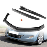 For 2011-2013 Hyundai Elantra Sedan Carbon Painted Front Bumper Body Spoiler Lip + 31"x4" Universal Carbon Style Side Skirt Rocker Splitters Diffuser Winglet Wind  5pcs
