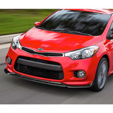 For 2014-2016 Kia Forte Koup Coupe STP-Style Matt Black Front Bumper Spoiler Lip  3pcs