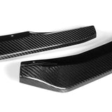 For 2022-2024 BMW 2-Series Coupe G42 M-Sport Real Carbon Fiber Front Bumper Lip  3pcs