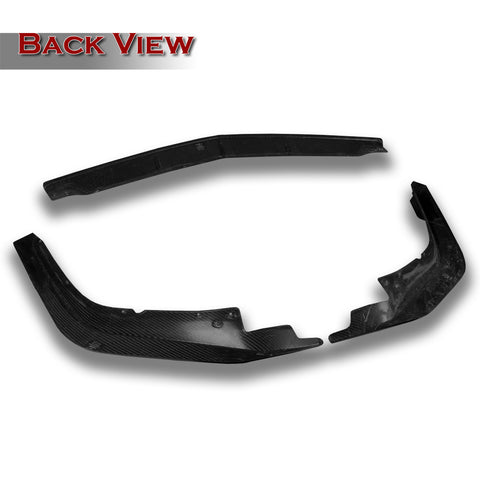 For 2016 2017 2018 Acura ILX Real Carbon Fiber Front Bumper Lip Spoiler Splitter