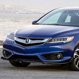 For 2016 2017 2018 Acura ILX Real Carbon Fiber Front Bumper Lip Spoiler Splitter