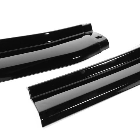 For 2012-2014 Toyota Camry SE Painted Black Front Bumper Lip Spoiler Splitter  3pcs