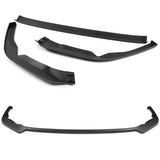 For 2022-2025 Subaru WRX ST-Style Carbon Look Front Bumper Spoiler Splitter Lip + 31"x4" Universal Carbon Style Side Skirt Rocker Splitters Diffuser Winglet Wind  5pcs