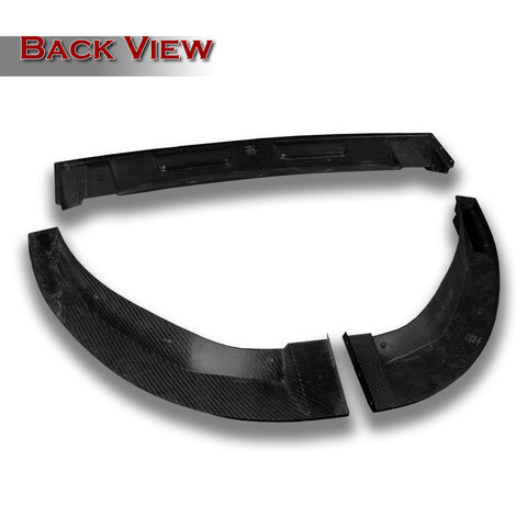 For 2018-2021 BMW X3 X4 G01 G02 M-Sport Carbon Fiber Front Bumper Lip Spoiler