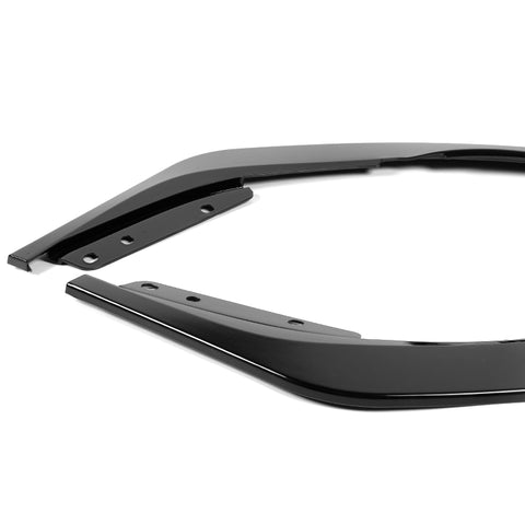 For 2021-2025 Acura TLX TS-Style Painted Black Front Bumper Lip Spoiler Splitter  2pcs