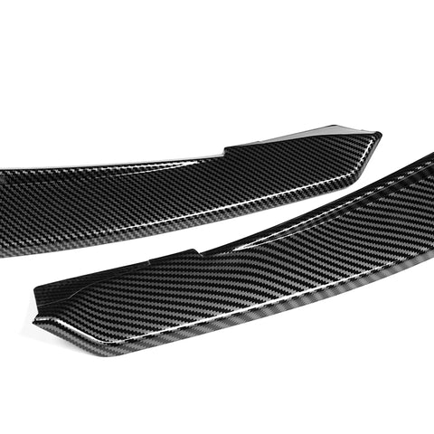 For 2021-2025 Acura TLX TS-Style Carbon Look Front Bumper Lip Spoiler Splitter  2pcs