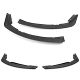 For 2021-2025 Acura TLX TS-Style Matt Black Front Bumper Lip Spoiler Splitter 2pcs