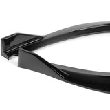 For 2023-2024 Honda Accord Sedan Painted Black Front Bumper Lip Body Kit Spoiler  3pcs