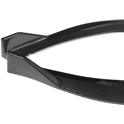 For 2023-2024 Honda Accord Sedan Carbon Painted Front Bumper Lip Bodykit Spoiler  3pcs