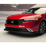 For 2023-2024 Honda Accord Sedan Carbon Painted Front Bumper Lip Bodykit Spoiler  3pcs