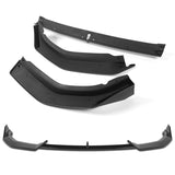 For 2023-2024 BMW 3-Series G20 Base GT-Style Painted Black Front Bumper Lip  3pcs