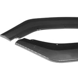 For 2024-2025 Ford Mustang ECO Carbon Painted Front Bumper Lip Spoiler Splitter  3pcs