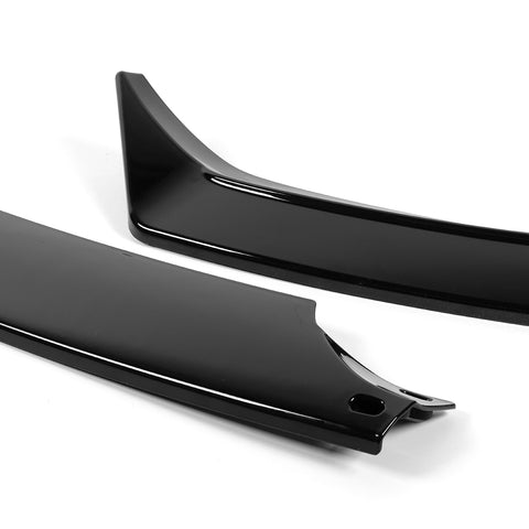 For 2014-2021 BMW 2-Series F22 F23 Base Painted Black Front Bumper Lip Spoiler  5pcs