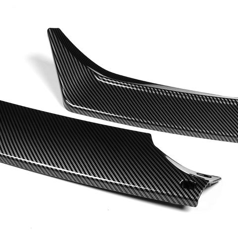 For 2014-2021 BMW 2-Series F22 F23 Base Carbon Painted Front Bumper Lip Spoiler  5pcs