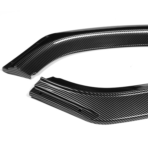 For 2014-2021 BMW 2-Series F22 F23 Base Carbon Painted Front Bumper Lip Spoiler  5pcs