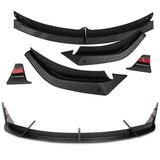 For 2016-2021 Tesla Model X Matt Black Front Bumper Lip Splitter Spoiler Bodykit  3pcs