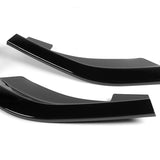 For 2024-2025 Hyundai Elantra Base Painted Black Front Lower Bumper Lip Spoiler  3pcs