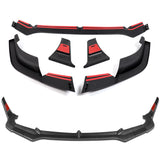 For 2024-2025 Hyundai Elantra Base Carbon Painted Front Lower Bumper Lip Spoiler  3pcs