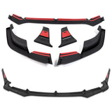 For 2024-2025 Hyundai Elantra Base Black Front Lower Bumper Lip Splitter Spoiler  3pcs