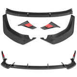 For 2024-2025 Hyundai Sonata Base Carbon Look Front Bumper Lip Splitter Spoiler  3pcs