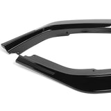 For 2023-2025 Nissan Altima Painted Black Front Bumper Lip Splitter Spoiler   5pcs