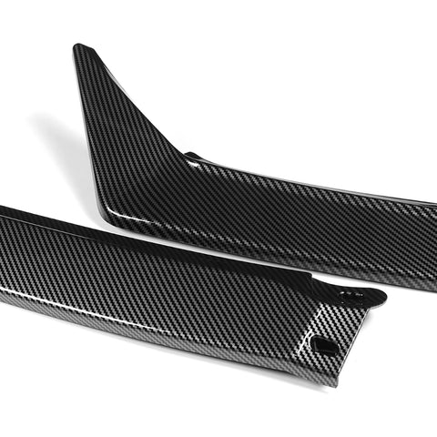 For 2023-2025 Nissan Altima Carbon Painted Front Bumper Lip Splitter Spoiler  5pcs