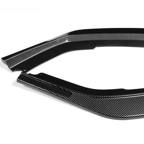 For 2023-2025 Nissan Altima Carbon Painted Front Bumper Lip Splitter Spoiler  5pcs