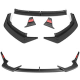 For 2023-2025 Nissan Altima Carbon Painted Front Bumper Lip Splitter Spoiler  5pcs