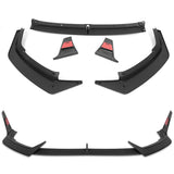 For 2023-2025 Nissan Altima Matt Black Front Lower Bumper Lip Splitter Spoiler  5pcs