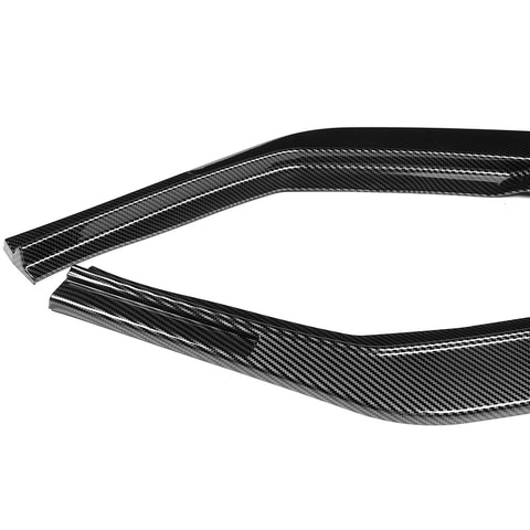 For 2024-2025 Hyundai Elantra N-Line Carbon Painted Front Bumper Lip Spoiler  5pcs
