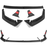 For 2024-2025 Hyundai Elantra N-Line Carbon Painted Front Bumper Lip Spoiler  5pcs