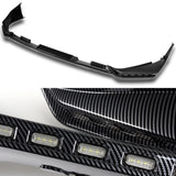 For 2025-2026 Camry SE XSE Carbon Painted Front Bumper Lip LED Sequential Lights  3pcs