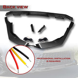 For 2025-2026 Camry SE XSE Carbon Painted Front Bumper Lip LED Sequential Lights  3pcs