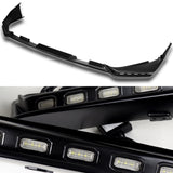 For 2025-2026 Camry SE XSE Black Front Bumper Lip LED Sequential Running Lights  3pcs