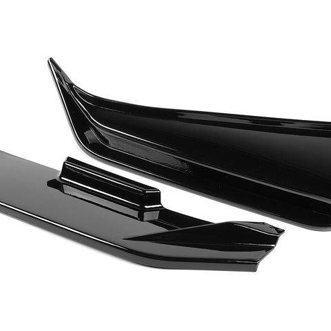 For 2025-2026 Toyota Camry SE XSE Painted BLK Front Bumper Lip Spoiler Splitter  3pcs