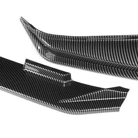 For 2025-2026 Toyota Camry SE XSE Carbon Look Front Bumper Lip Spoiler Splitter  3pcs