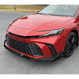 For 2025-2026 Toyota Camry SE XSE Carbon Look Front Bumper Lip Spoiler Splitter  3pcs