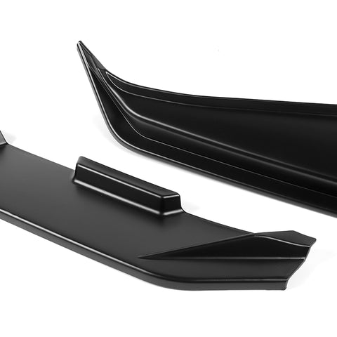 For 2025-2026 Toyota Camry SE XSE Matt Black Front Bumper Lip Spoiler Splitter   3pcs