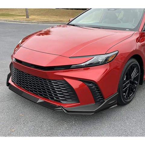 For 2025-2026 Toyota Camry SE XSE Matt Black Front Bumper Lip Spoiler Splitter   3pcs