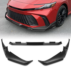For 2025-2026 Toyota Camry SE XSE Matt Black Front Bumper Lip Spoiler Splitter   3pcs
