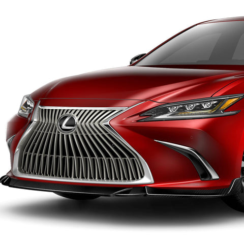 For 2019-2023 Lexus ES300h ES350 Real Carbon Fiber Front Bumper Splitter Spoiler Lip  3pcs