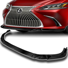 For 2019-2023 Lexus ES300h ES350 Real Carbon Fiber Front Bumper Splitter Spoiler Lip  3pcs