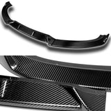 For 2010-2012 Hyundai Genesis Coupe Real Carbon Fiber Front Bumper Spoiler Lip 3pcs + For 2010-2016 Hyundai Genesis Coupe 2DR OE-Style Carbon Fiber Trunk Spoiler Wing + For 2010-2016 Hyundai Genesis Coupe Carbon Fiber Rear Roof Visor Window Spoiler