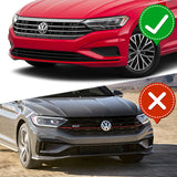 For 2019-2021 Volkswagen VW Jetta Matt Black Front Bumper Splitter Spoiler Lip  3pcs