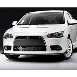 For 2009-2015 Lancer GT GTS RA-Style Carbon Look Front Bumper Body Spoiler Lip  3pcs