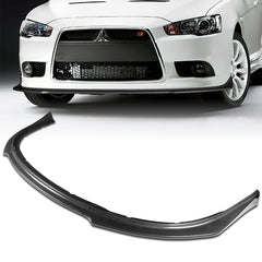 For 2009-2015 Lancer GT GTS RA-Style Carbon Look Front Bumper Body Spoiler Lip  3pcs